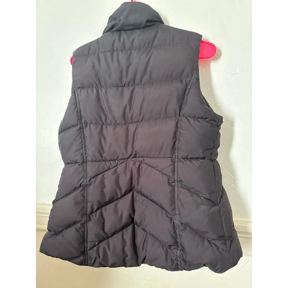 J.Crew Down Puffer Vest Women’s Medium Charcoal Gray Sherpa Lined